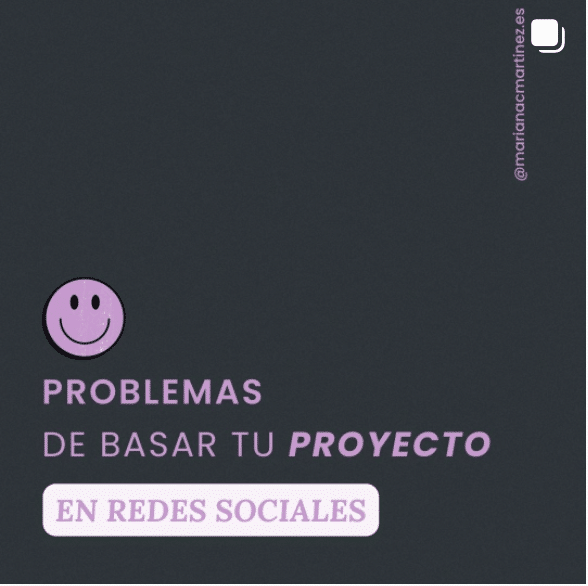 Problemas de basar tu proyecto en redes sociales